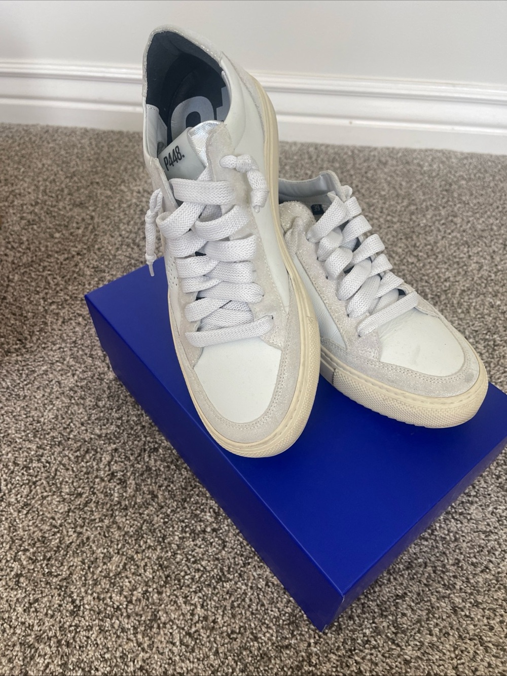 P448 Women's Soho Low Top Sneaker, Size 39 Like New